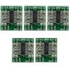ARCELI 5pcs Super Mini PAM8403 Amplificatore di Potenza Digitale Scheda 2 * 3W Classe D 2,5-5 V Alimentazione USB