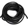 LolliBeads, laccio in vera pelle, Pelle, Flat Black_3mm_5M, 3mm 5yard