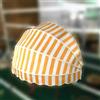 KDDFN Tenda Cappottina da Sole per Esterno,Tenda a Ventaglio da Balcone Pieghevole,Tessuto per Tende da Sole,Tettoia per Porta,UV Protezione Solare Antipioggia,con Raccordi (50cm/20in,Yellow White)