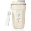 Lncfype Bicchiere Termico in Acciaio Inox, Tazza da Viaggio 420ml, Isolamento a Doppia Parete, Mantenimento Caldo e Freddo, Ideale per Caffè e Te