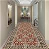 Luyckfrazy Tappeto passatoia Vintage Rosso per corridoio, Tappeto Lungo Lavabile Antiscivolo per Scale corridoio Hotel, 1 m 1,5 m 2 m 2,5 m 3 m 3,5 m 4 m 4,5 m 5 m 6 m Zerbino d'ingresso Extra Lungo (Size : 80×