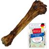 MERVELA osso di cavallo inferiore | 100% cavallo puro | 1 pezzo | osso essiccato dal cavallo | qualità dalla Germania | ideale per cani ipoallergenici, allergici e sensibili