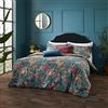 furn. Set copripiumino floreale esotico Wylder Tropics Viranai - Lago Blu - King