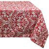 DII - Tovaglia in cotone per cene, Rosso, 60 x 84