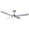Brightium Ventilatore da soffitto DC CROM/MAD LED da 132 cm con 4 pale che ottimizzano il flusso d'aria. Silenzioso, moderno e facile da installare, ideale per qualsiasi ambiente.