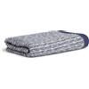 Möve Brooklyn Pinstripe - Telo doccia 80 x 150 cm, in 85% cotone, 10% viscosa, 5% lino, colore: Naturale/Deep Sea