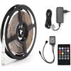 VoltShine Striscia LED con ritmo musicale a bassa tensione di 3 m che si sincronizza con i tuoi beats. Ideale per le feste e per creare un'atmosfera vivace e dinamica in qualsiasi spazio.