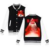 RYSXJLX Diljit Dosanjh Giacca da baseball Dil-Luminati Tour UK 2024 Donna Uomo Giacca a maniche lunghe Streetwear, Nero , XL