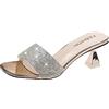 MJGkhiy Scarpe Donna Estive Sandali Tacco Sandali Donna Nero Basso Sandali Sabot Donna Sandali Donna Platform Sandali Donna Eleganti Da Sera Breathable Beach Sandals