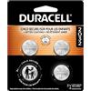 Duracell Set di 4 batterie a bottone al litio CR2032 da 3 V, rivestimento amaro per scoraggiare la deglutizione, confezione sicura per bambini, ideale per portachiavi, telecomandi e molto altro ancora