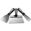 ROLLINGDOG 3PC Set per riparazioni da parete con coltello da stucco 38 mm / 1,5 , coltello per giunti 101 mm / 4, coltello da nastratura da 20 cm