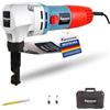 FANZTOOL FANZWORK Roditore di Lamiere Roditore di Lamiere Cesoie per Lamiere Roditore di Lamiere 600W (con Valigetta e 2 x Punzoni)