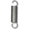 Chapuis RSO4 - Set di 4 molle per rete metallica, in acciaio zincato, con carico di lavoro indicativo, 126 kg, diametro 3 mm, lunghezza 75 mm, grigio, set di 4 pezzi