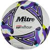 Mitre FA Cup Palloni da Calcio per Unisex Adulto, Bianco/Viola/Verde scuro, 3