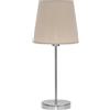 Zarivy Tavolo Maldive 1xe14 nichel/pietra, 46x20x20 cm. Perfetto per valorizzare il tuo spazio con un design moderno che unisce eleganza e funzionalità, ideale per qualsiasi ambiente.