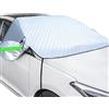 CaiTang Copri Parabrezza Auto, Inverno Telo Parabrezza Antigelo, Ripiegabile Copertura Parabrezza Auto Ghiaccio, Antighiaccio, Pioggia, Polvere, UV, Adatto la Maggior Parte dei Veicoli (230x128cm)
