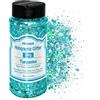 HEMOER Paillettes Olografiche Glitter Grosso, Turchese 100g Olografiche Chunky Paillettes Glitter Unghie per Viso, Corpo, Occhi, Capelli, Unghie, Glitter per Hobby Creativi