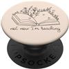 Funny Bookish Book Themed Outfits for Bo Not Now Im Reading - Amante dei libri a tema libro libro divertente PopSockets PopGrip Adesivo