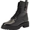 Geox D Iridea HStivaletto Donna, Nero, 38 EU