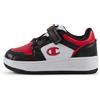 Champion RD18 2.0 B TD Low, Sneakers, Nero/Rosso/Bianco (KK019), 23 EU