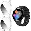 HOMTERN Confezione da 2 custodie compatibili con Huawei Watch GT3 da 42 mm, copertura completa in TPU trasparente, antiurto, antigraffio, accessori per smartwatch (42 mm)