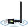calonny Adattatore WiFi USB 600Mbps, adattatori di rete wireless senza driver per computer desktop/notebook PC,chiavetta WiFi dual band 2.4G/5G con antenna 3dBi,supporta Windows11/10/8/XP/Vista