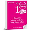 Calendario Geniale Calendario delle Amiche 2025. Il Primo e L'Originale. Calendario Geniale dedicato alle Donne. Idea Regalo Ricambio 10x14 Pensiero Filosofico. Calendario con scatola senza supporto frasi al femminile