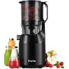 Fretta Estrattore Frutta e Verdura,Fretta Estrattore di succo con apertura di 135mm,Capacità 1,8L Adatta a Frutta e Verdure,Facile pulito,Senza BPA