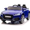FINOOS Macchina Elettrica Per Bambini A.U.D.I. TTRS 12V Auto elettrica Bambini, con Telecomando 2,4 GHz, Batteria: 12V4.5AH, 2 x Motore 30 Watt (Blu)