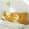 Treer Cuscino da Lettura per Letto, Lusso Grande Cuscino Schienale Divano Cuscino Lombare per Testiera Wedge Cuscino Cuscino di Supporto Cuscini per Poggialetto (80 * 40 * 12cm,Giallo)