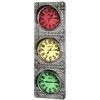 HAKU Orologio antracite, metallo - Dim. L 33 cm x A 100 cm x P 17 cm, Stile Industriale