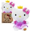 Joy Toy Hello Kitty principessa in peluche ecologico 25 cm in mini shopper di carta, Multicolore