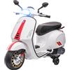 AIYAPLAY Moto Giocattolo per Bambini Licenza Vespa con Rotelle e Fanale Bianco