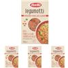 Barilla Legumotti Lenticchie Rosse, Ceci e Piselli, Ricchi di Proteine e Fibre, senza Glutine, 300g (Confezione da 4)