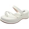 MJGkhiy Ciabatte con Zeppa Donna Estive Comode Mare Casa Piscina Tacco Alto e Plateau Pantofole Estive Casa Piscina Ciabatte Ciabatte da Sposa da Sposa Pantofole Ortopediche Donna