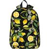 YTORA Nero Oro Marmo Zaino Per Ragazze & Ragazzo Zaini Libreria Elementare Borse Scuola Medie Donne Casual Daypack, Giallo limone., Taglia unica