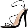 MJGkhiy Sandali Donna Con Tacco Alto Sexy High Tacco Heel Sandali Tacchi a Spillo Mules Sandali Romano Partito Sandalo Avvolgenti Stiletto Sandali Pantofol Donna Con Tacco