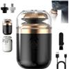 Generic Palyrain Mini rasoio elettrico portatile, rasoio a capsule, multifunzione impermeabile, uso bagnato e asciutto, tagliacapelli per naso, toelettatura da uomo, nero
