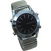 VSONE Orologio parlante con allarme annuncio dell'ora in francese per ciechi e persone ipovedenti, Bracciale