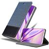 Cadorabo Custodia Libro per Apple iPhone 12 / iPhone 12 Pro (6,1 Zoll) in AZZURRO SCURO NERO - con Vani di Carte, Funzione Stand e Chiusura Magnetica - Portafoglio Cover Case Wallet Book Etui