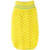 Record - Maglioncino per Cani Dolly. Maglione per cani con Lavorazione a Spighe con Collo Alto per uno Stile Romantico ed Elegante, Foro Guinzaglio e Lavabile in Lavatrice | Giallo, XL