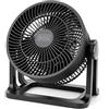 BLACK+DECKER BXEFD30E Ventilatore da Tavolo piccolo, Regolabile in 3 velocità, Silenzioso, Diametro 20 cm, Ideale per Casa e Ufficio, Potente 35 W, Nero