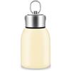 Boziee 280ML piccola fiaschetta thermos in acciaio inox, senza BPA, fiaschetta sottovuoto portatile per bevande calde e fredde (bianco latte)