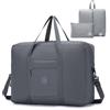 SPAHER Borsone 55x40x20 Borsa Bagaglio a Mano Borsa Viaggio Lufthansa Tui Airways 45L Travel Duffle Bag Pieghevole Borsa Palestra Borsa da Viaggio Borsa a Mano Borsa da Cabina Grigio