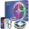 TK99SW Striscia LED TV Retroilluminazione, 1Metri USB Striscia Led RGB con Comandabile Tramite app E telecomando, Strisce Led Sincronizzazione Musicale,per Decorazioni TV, PC, Monitor Specchio,Armadio