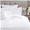 COTTON ARTean Set di lenzuola in cotone biologico Turia bianco letto 200 x 190/200. Set di biancheria da letto 200 x 190 / 200 + 2 federe + lenzuolo con angoli 200 x 200 100% cotone biologico certificato Gots.