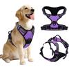 DKDDSSS Pettorina Cane Pettorina per Cani, Pettorina Cane Taglia Media, Pettorina Antifuga Cane, Pettorina per Cani Anti Tiro Riflettente, Imbracatura Cani Traspirante per Addestramento Corsa, Viola M