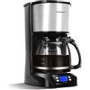 Aigostar Benno - Macchina da caffè americano e tè da 800 W con filtro riutilizzabile e piastra riscaldante, macchina caffe con mantenimento calore, capacità 1,5 L, timer 24 ore, sistema antigoccia