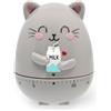 Legami - Timer da Cucina, Tema Kitty, Regolabile Manualmente, 60 Minuti, Senza Batteria, Diametro 6 cm, Altezza 8 cm