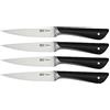 Tefal Jamie Oliver K2670859 - Set di coltelli da bistecca, 4 coltelli da 12 cm, in acciaio inox, colore: nero